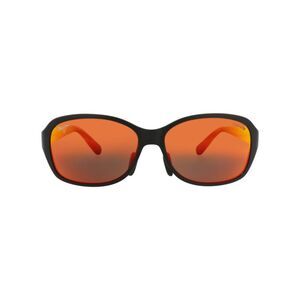 Maui Jim Square-Frame Injection Sunglasses Black Womens